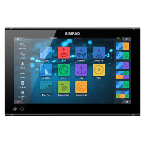 船用显示器 - NSO evo3S - Simrad Yachting - 导航系统 / 控制 / 声纳装置