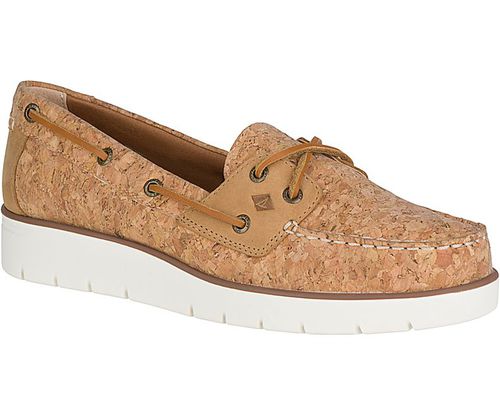 甲板鞋 - AZUR CORK  - Sperry Top Sider - 女式 / 皮质