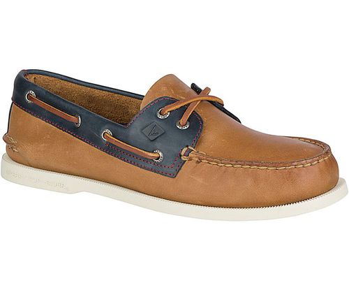甲板鞋 - AUTHENTIC ORIGINAL 2-EYE - Sperry Top Sider - 男式 / 皮质
