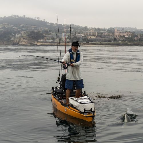 平台式皮划艇 - MIRAGE PRO ANGLER 14 - Hobie Kayak - 钓鱼 / 海洋 / 激流
