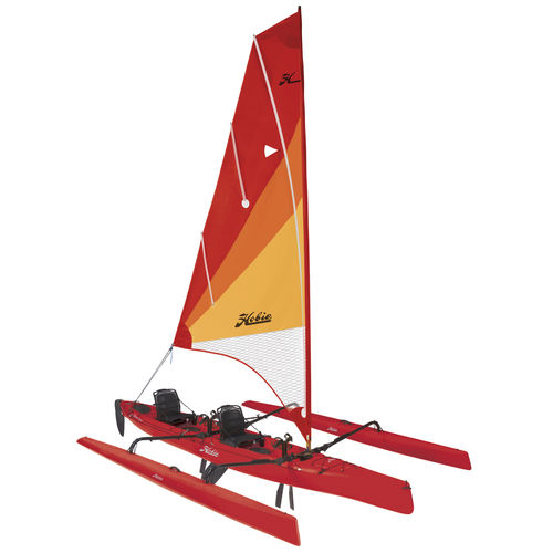 平台式皮划艇 - MIRAGE ISLAND - Hobie Kayak - 用于钓鱼 / 海洋 / 成人