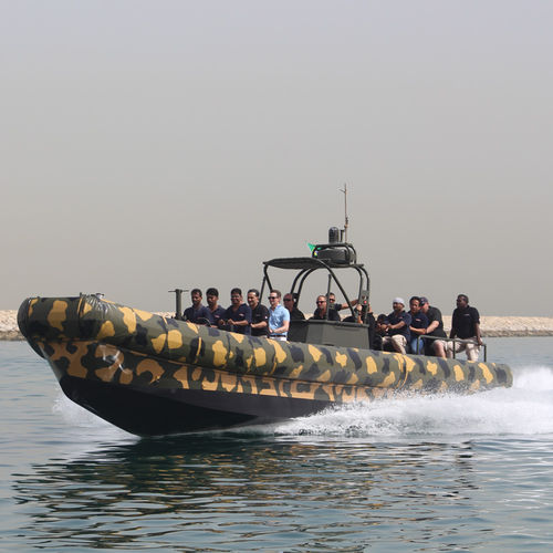巡逻艇专业船 - Riverine 12 M - ASIS BOATS - 铝制 / 半硬式 / 刚性充气艇