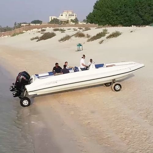 水陆两用充气艇 - 9.5 M Beachlander - ASIS BOATS - 舷外 / 双引擎 / 半硬式