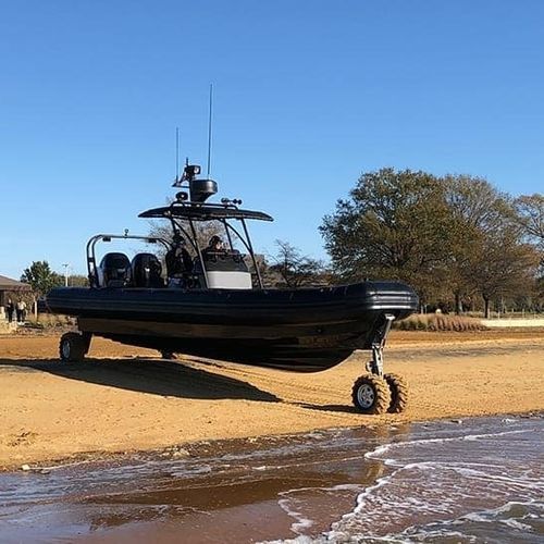 水陆两用充气艇 - 9.8 M - ASIS BOATS - 舷外 / 双引擎 / 半硬式