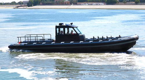 巡逻艇专业船 - 12.5 M D-Tube - ASIS BOATS - 舷外 / 铝制 / 半硬式