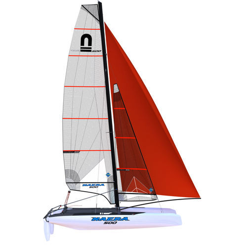 休闲运动双体船 - 500 MK2 - Nacra Sailing - 训练用 / 单人 / 双吊架