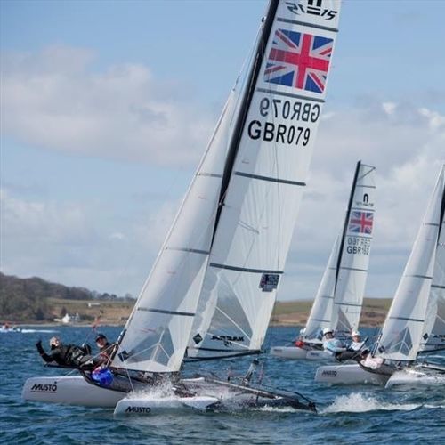 水翼运动双体船 - 15 Olympic - Nacra Sailing - 单人 / 双吊架 / FRP