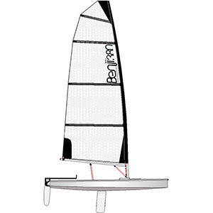 单人帆艇 - Benji 380 C2  - Gehull centreboards - 划艇 / 帆船比赛 / 休闲