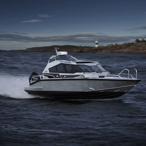舷外舱房游艇 - A27C - Anytec Sweden AB - 硬顶 / 封闭式驾驶舱 / Bow Rider