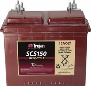航海电池 - SCS150 - Trojan Battery Company - 12V / 铅酸 / 铅