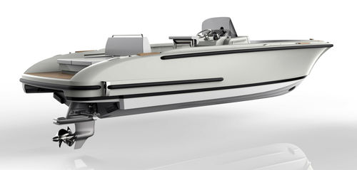 舷内游艇橡皮艇 - VENETIAN - Hodgdon Yachts - 开放式 / 中央控制台 / 豪华轿车