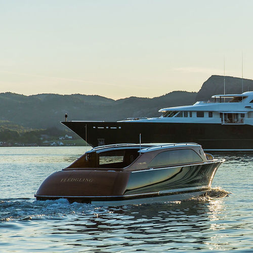 舷内小快艇 - 8.5 LIMOUSINE  - Hodgdon Yachts - 开放式 / 中央控制台 / 带驾驶室