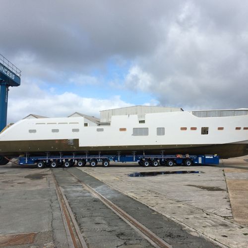 搬运拖车 - MBT 300 - ABI TRAILERS - 公路 / 船用 / 船坞