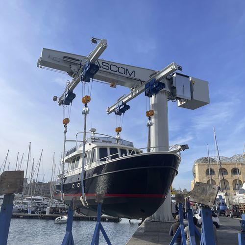 造船起重机 - JIB 50 - 4 HOISTS - ASCOM - 用于海港 / 起重吊杆 / 船只搬运