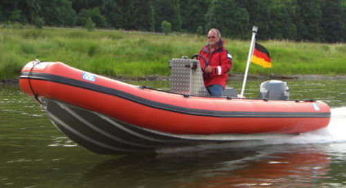 舷外充气艇 - DSB 5.6 SR - Deutsche Schlauchboot - 半硬式 / 中央控制台