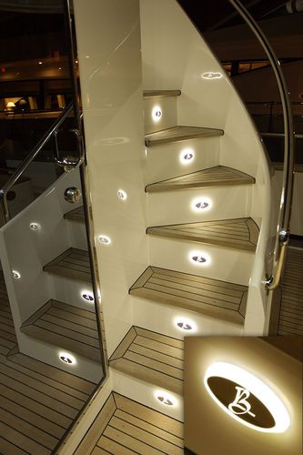 户外灯 - STAIRLITE - YACHTLITE - 礼仪镜 / 船用 / 用于游艇