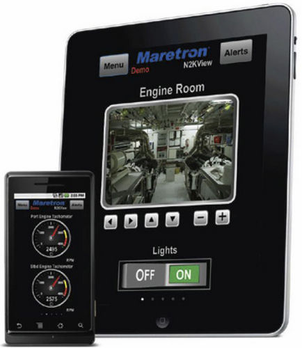 控制报警系统软件 - N2KView® Mobile - Maretron - 船用 / 用于智能手机