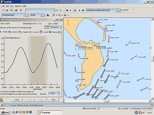潮汐预测软件 - TOTALTIDE - PC Maritime - 船用