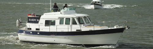 舷内快艇 - HARDY 36 - Hardy Marine - 柴油 / 双引擎 / 半排水体