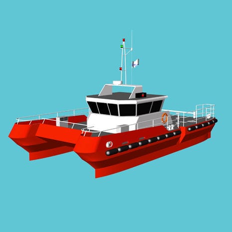 作业船专业船 - 15M  - Lung Teh Shipbuilding - 双体船 / 舷内 / 铝制
