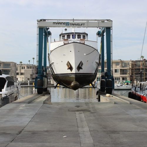 遥控船艇搬运机 - BFMII series - Marine Travelift, Inc. - 全轮转向