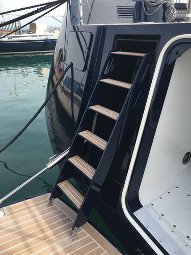 游艇梯子 - HYDRA - SWISS CARBON Marine Systems - 固定式 / 游泳 / 船尾