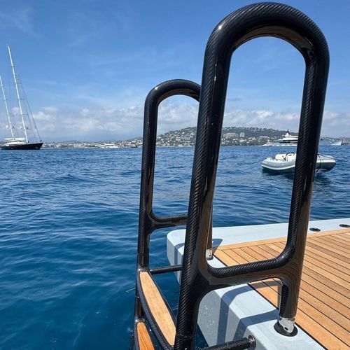 游艇梯子 - SEAMASTER - SWISS CARBON Marine Systems - 移动式 / 游泳 / 碳纤