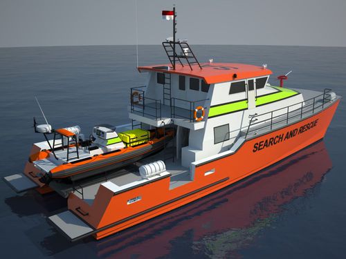 救生船专业船 - X22 - North Sea Boats - 双体船 / 舷内喷水式推进器 / 柴油