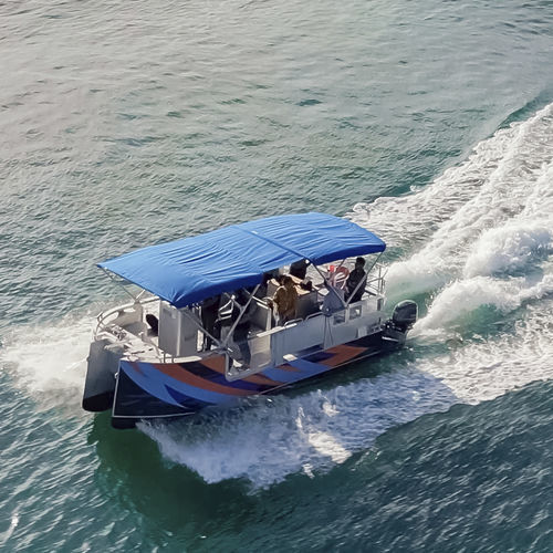 双体船船屋 - ARGOCAT 700 - BORD A BORD - 舷外