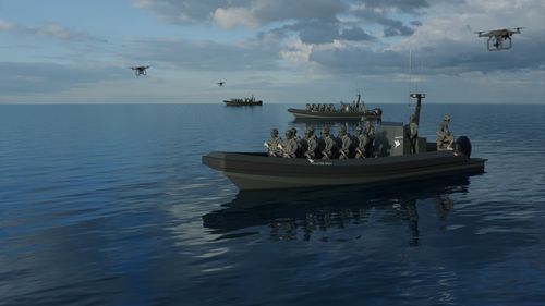 巡逻艇专业船 - VALKYRIE 1200 - BORD A BORD - 作业船 / 服务船 / 港口服务船