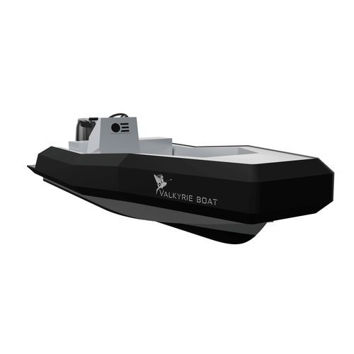 巡逻艇专业船 - VALKYRIE 500 - BORD A BORD - 舷外 / 铝制 / 半硬式