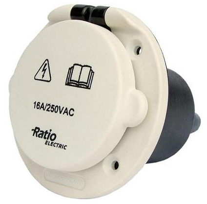 浮桥电插座 - MP16-10-K - Ratio Electric BV - 母端