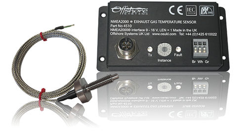 温度指示器 - 4510, 4511 - Oceanic Systems - 船用 / LED显示 / NMEA 2000®