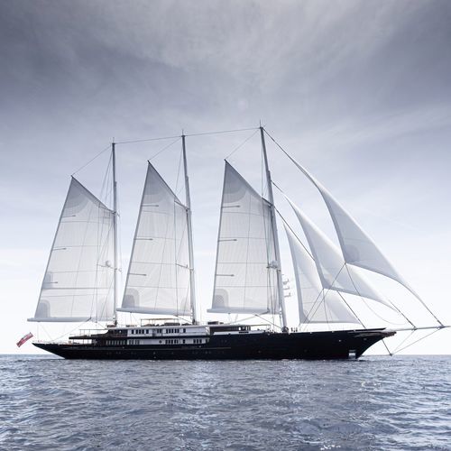 巡游超级帆船游艇 - KORU - Oceanco - 尾部开放式 / 纵帆 / 补助帆桁
