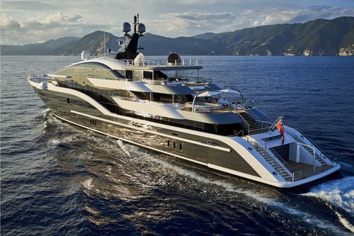 巡游巨型游艇 - LUNA - Oceanco - 高台驾驶室 / 带泳池