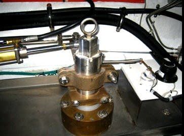 游艇千斤顶 - RUDDER UPPER HOLDER - Aritex - 液压 / 转向系统