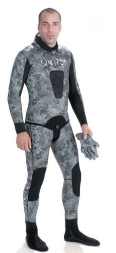 潜水射鱼潜水服 - BLACK DIAMOND CAMO - SPETTON - 两件式 / 3 mm / 5 mm