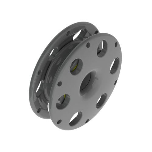 单滑车 - KB8C - KARVER SYSTEMS - 高耐拉力 / 捆绑固定型 / 滚筒轴承
