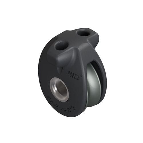 单滑车 - KBO6 - KARVER SYSTEMS - 惰 / 捆绑固定型 / 带集成索环