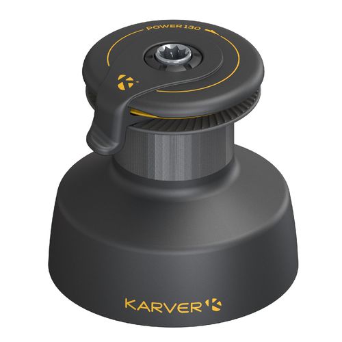 双速绞盘 - KPW130 - KARVER SYSTEMS - 4 种速度可调节 / 阳极氧化铝