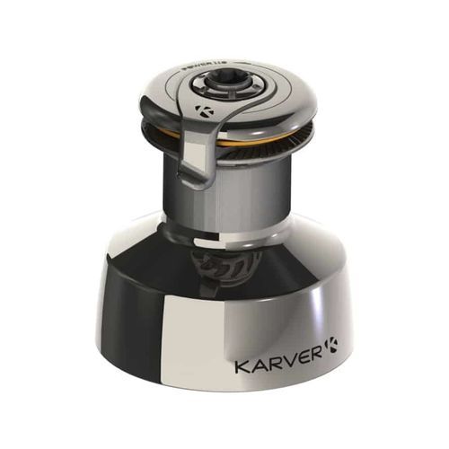 4种速度可调节绞盘 - KPW110 - KARVER SYSTEMS - 不锈钢 / 用于竞赛帆船 / 帆船游艇用
