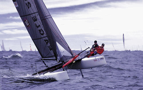 海岸赛运动双体船 - EAGLE 20 - Eagle Catamarans - 双人 / 双吊架 / 不对称大三角帆