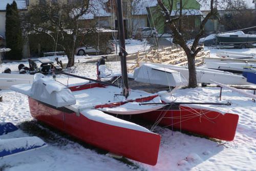 海岸赛运动双体船 - EAGLE 24 OCEAN - Eagle Catamarans - 双人 / 双吊架 / 不对称大三角帆