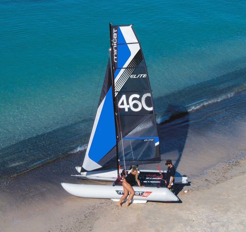 充气式运动双体船 - 460 ELITE - CARBON VERSION - MiniCat Worldwide - 单人 / 多头 / 可拆卸