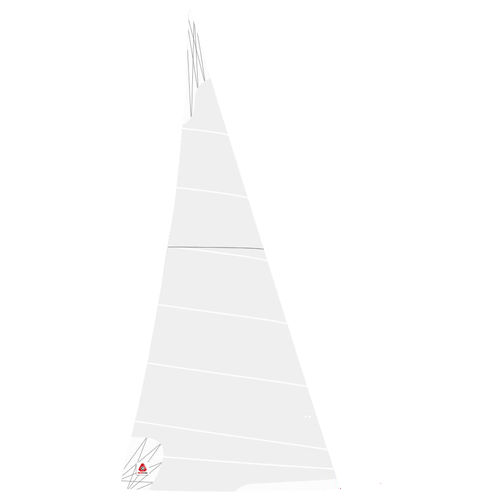 前帆 - GSE DELTA Access* - DELTA Voiles - 巡游帆船用 / 横缝 / 聚酯