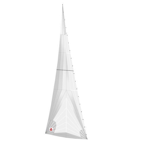 前桅支索帆 - DELTA  - DELTA Voiles - 巡游帆船用 / 三径向切割 / 横缝