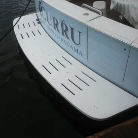 游泳平台 - 61′ Viking - Beachcomber Fiberglass Technology - 固定 / 用于游艇 / 船用