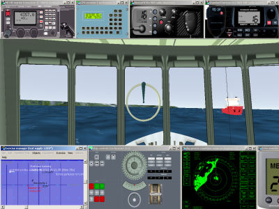 导航模拟器 - (LAN) version - MI Simulators - 船舶