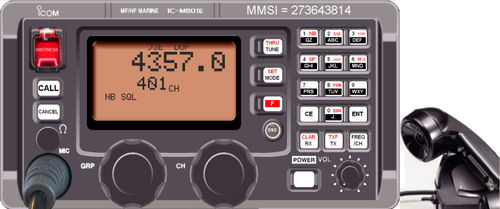 航海无线电设备 - IC-M801E - MI Simulators - 船舶 / MF / HF