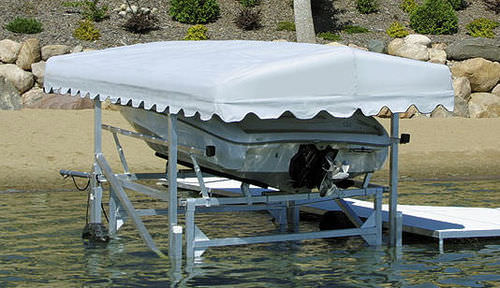 船用升降机 - Cantilever - Hewitt Boats Lifts and Docks - 液压 / 铝制